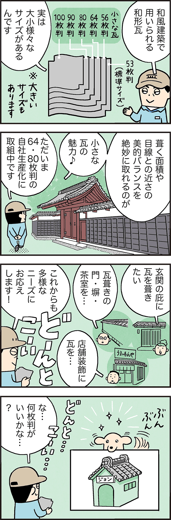 小さな瓦・大きな魅力