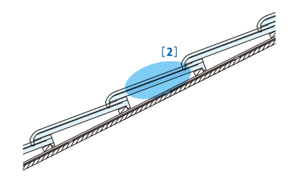 緩勾配対応製品（B社）：横から見た図