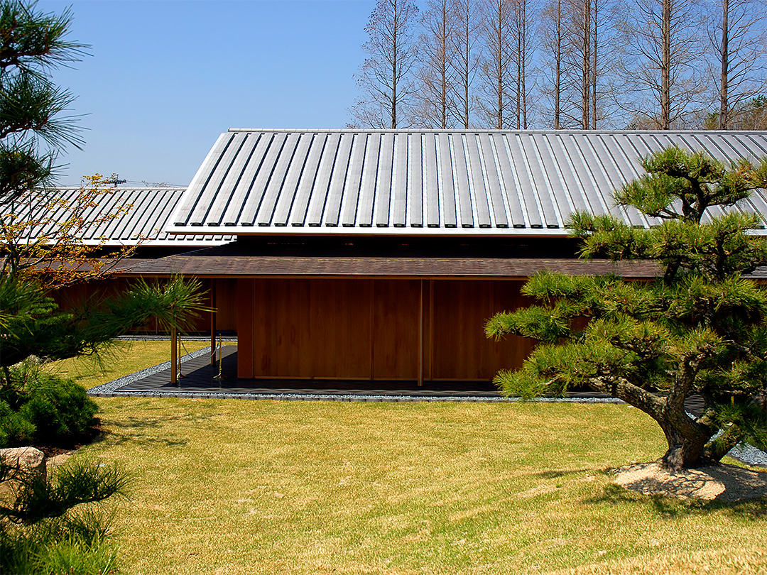 施工写真：愛・地球博［日本庭園内茶室］